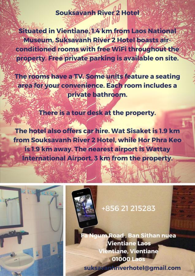 Suksavanh River 2 Hotel Ban Nongdouang Екстер'єр фото